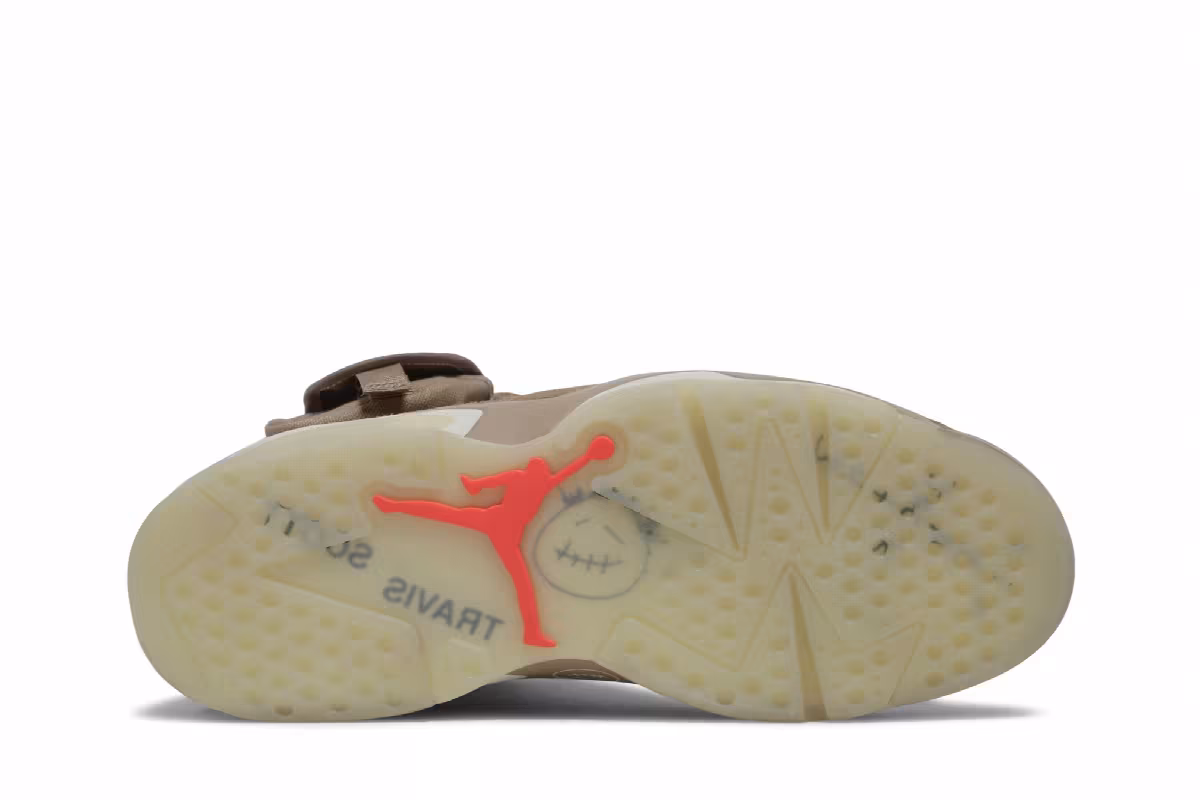 Travis Scott x Air Jordan 6 British Khaki, view 5