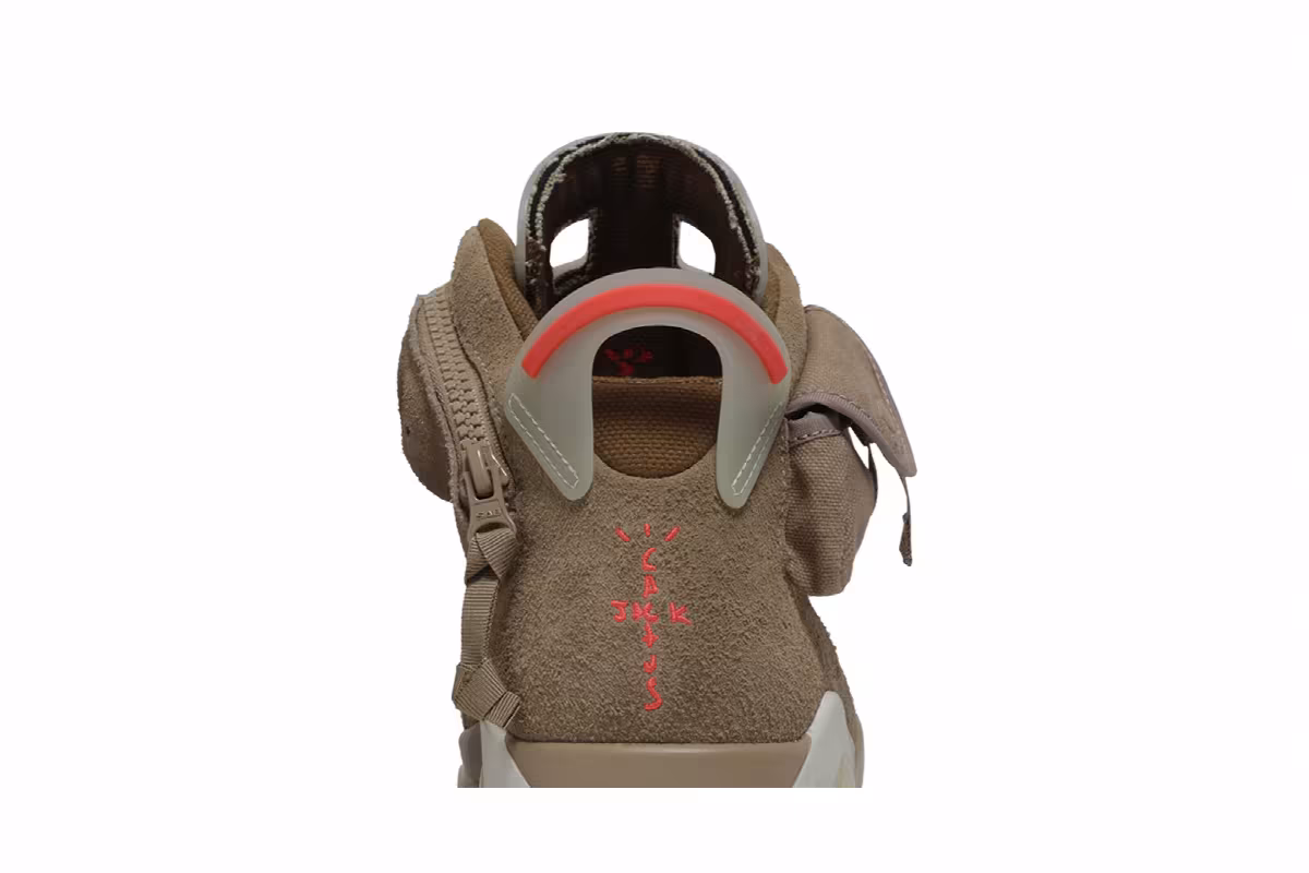 Travis Scott x Air Jordan 6 British Khaki, view 8