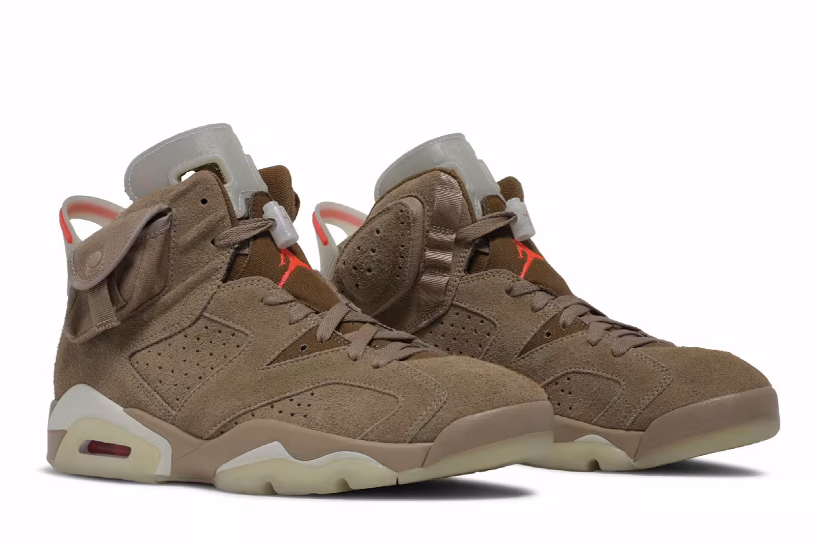 Travis Scott x Air Jordan 6 British Khaki, view 9