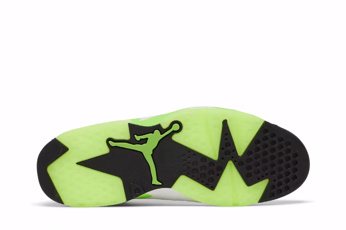 Air Jordan 6 Oregon Ducks - White, view 5