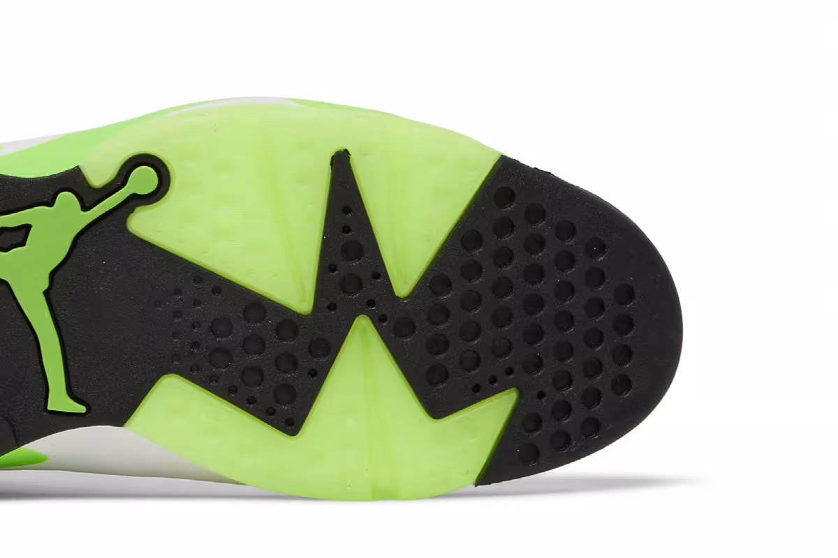 Air Jordan 6 Oregon Ducks - White, view 6