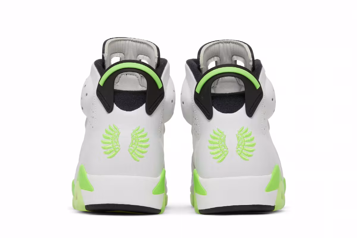 Air Jordan 6 Oregon Ducks - White, view 7