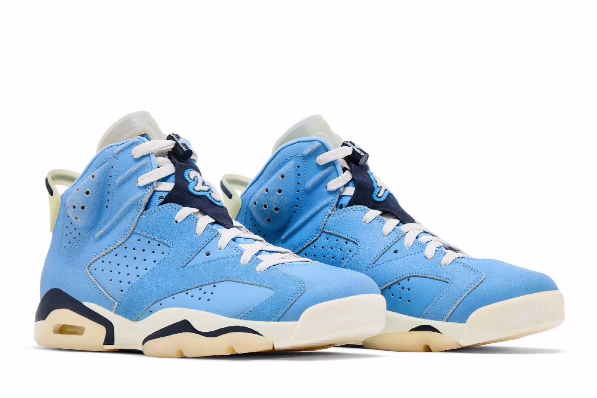 Air Jordan 6 UNC, view 9