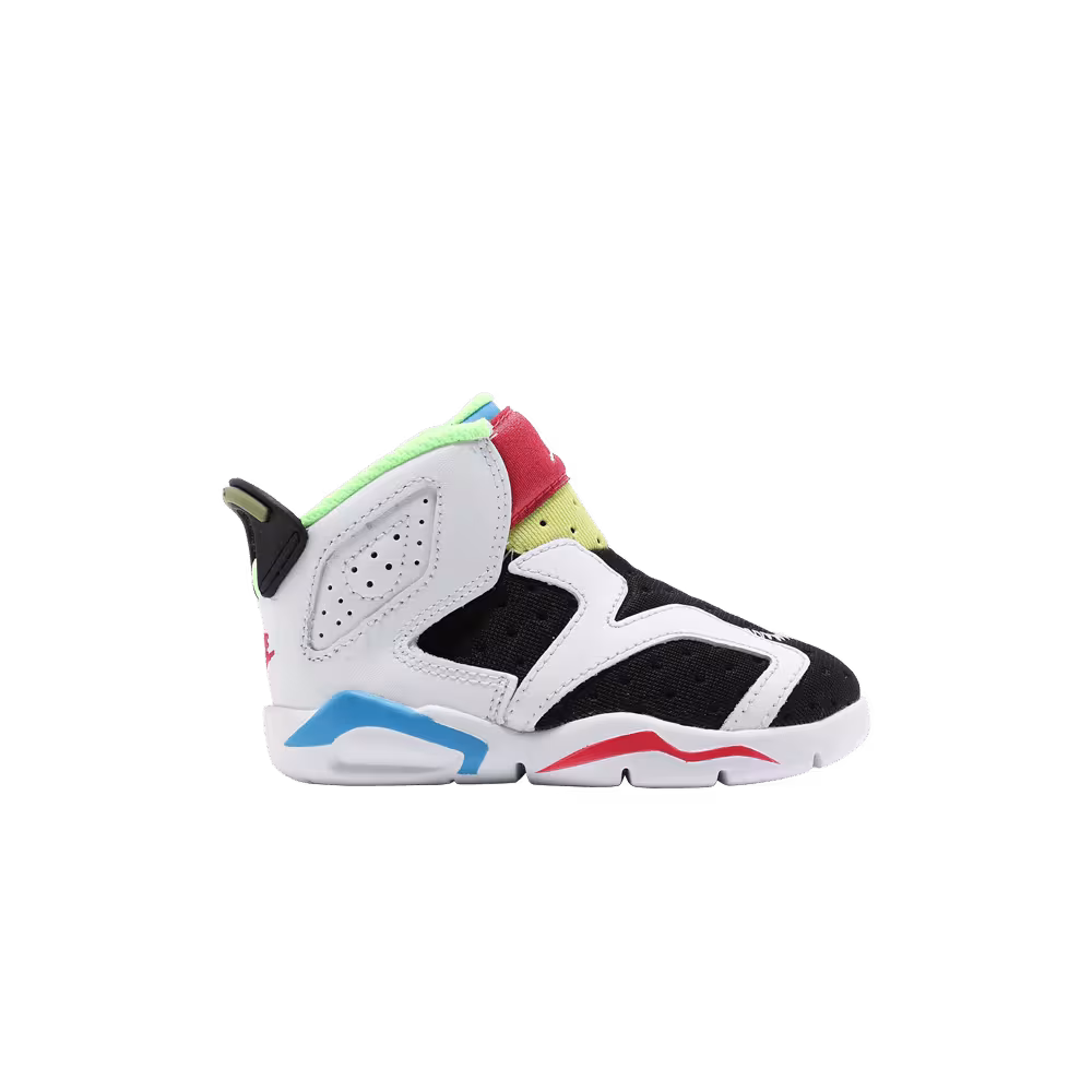 Air Jordan 6 Little Flex TD Multi White