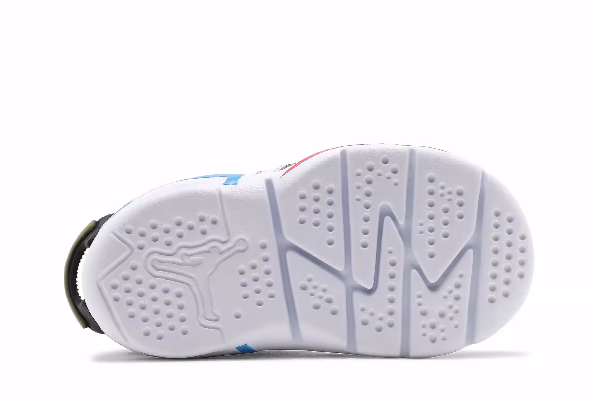 Air Jordan 6 Little Flex TD Multi White, view 5