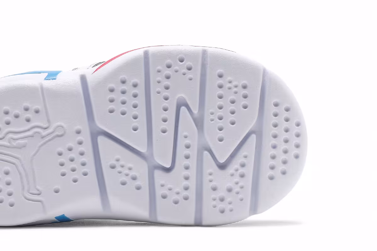 Air Jordan 6 Little Flex TD Multi White, view 6