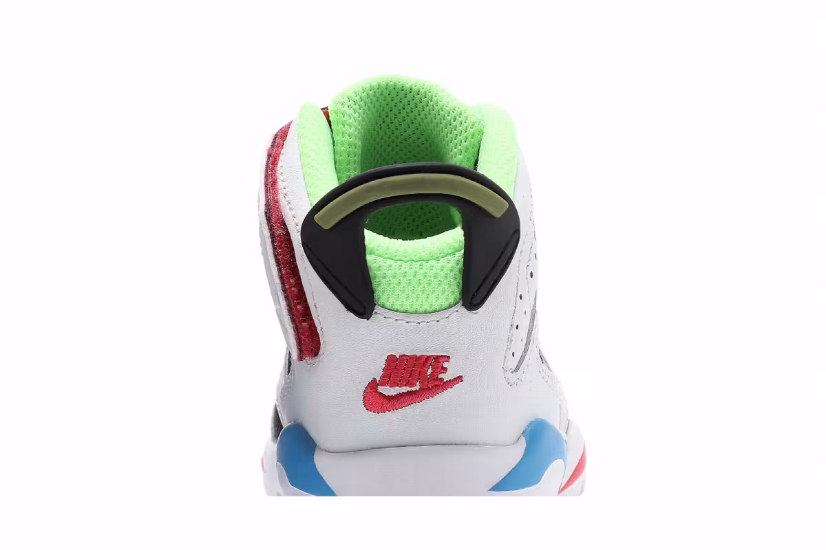 Air Jordan 6 Little Flex TD Multi White, view 8