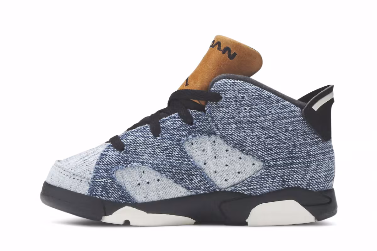 Air Jordan 6 TD Washed Denim, view 4