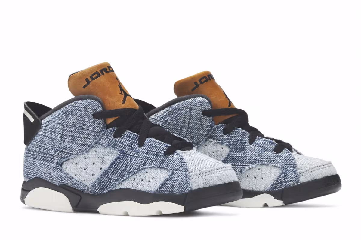 Air Jordan 6 TD Washed Denim, view 9