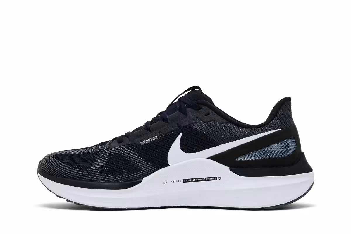 Nike Air Zoom Structure 25 Black Iron Grey, view 4