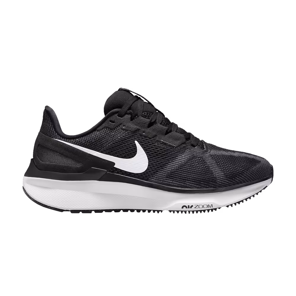 Nike Women's Air Zoom Structure 25 Wide Black White