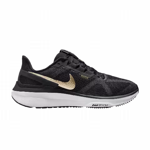 Nike Wmns Air Zoom Structure 25 'Black Metallic Gold'