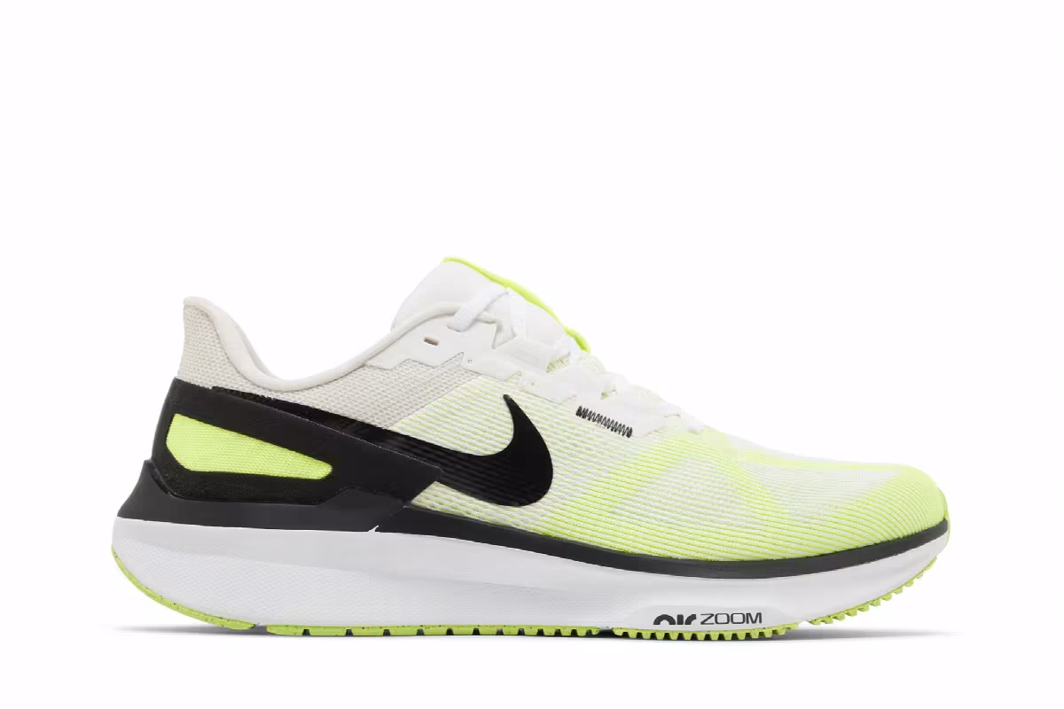 Nike Air Zoom Structure 25 White Volt, view 2
