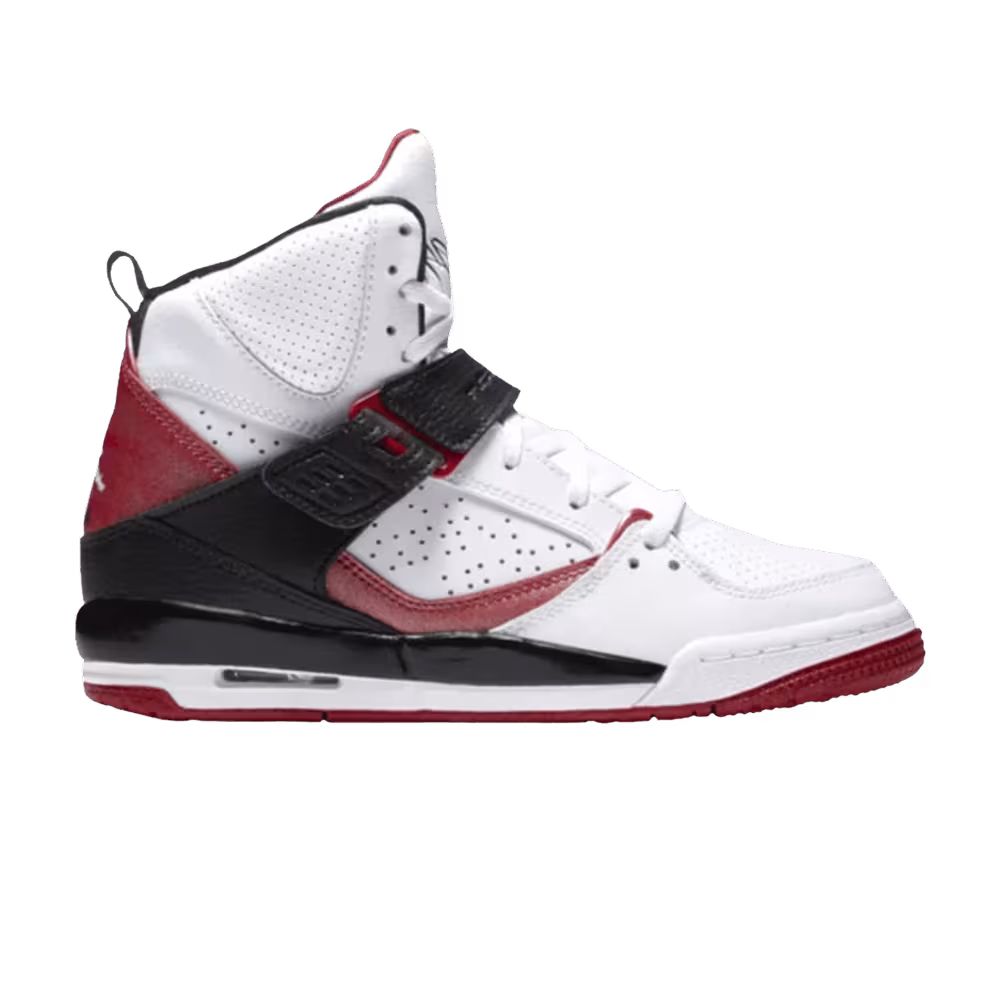 Air Jordan Flight 45 High GS White Red Black