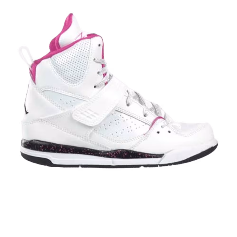 Air Jordan Flight 45 High GS White Fusion Pink