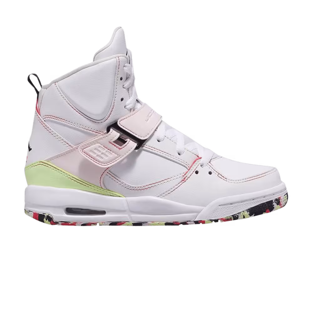 Air Jordan Flight 45 High PS White Barely Volt