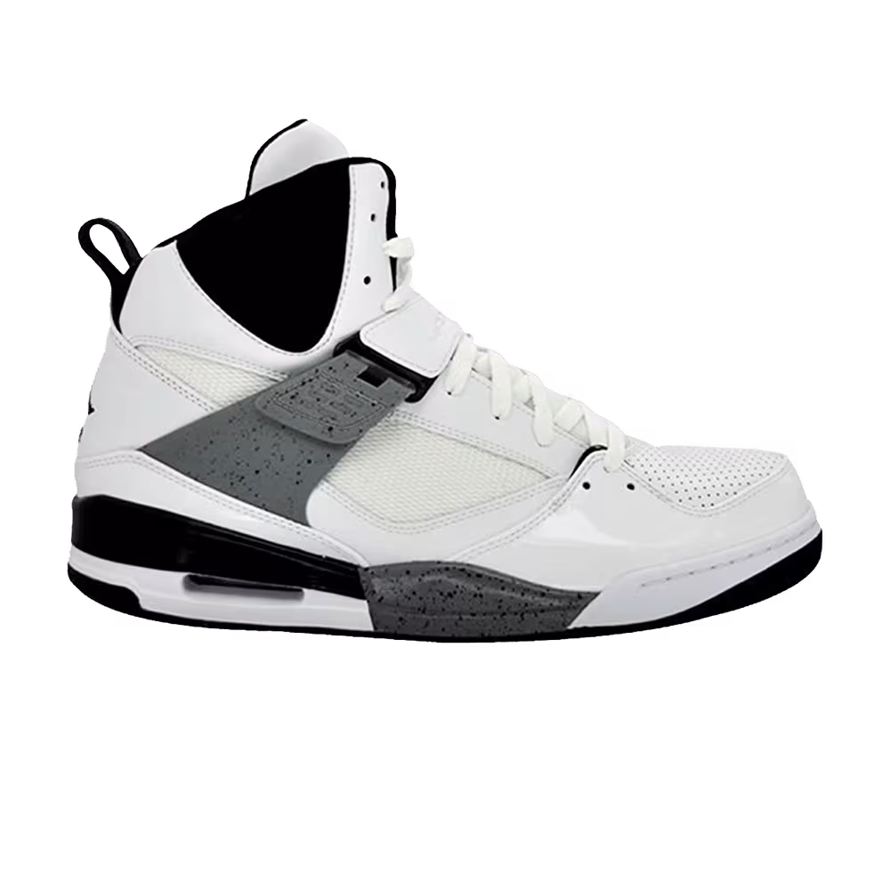 Air Jordan Flight 45 High White Cement
