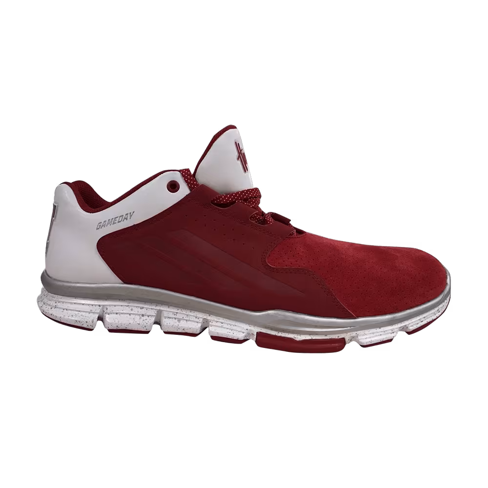 Adidas Gameday Luxe Grey Maroon