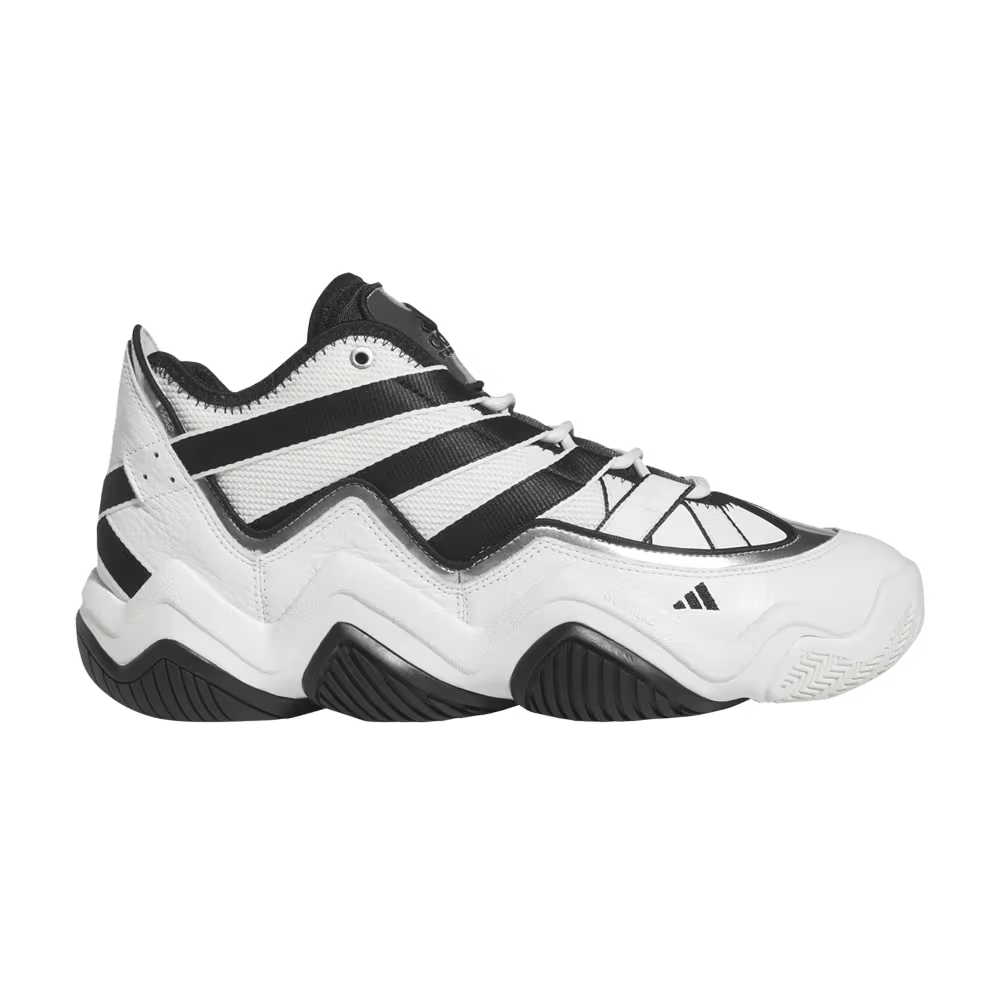 adidas Top Ten 2010 Wide White Black Silver