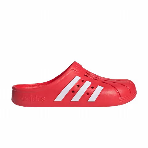 adidas Adilette Clogs 'Vivid Red'