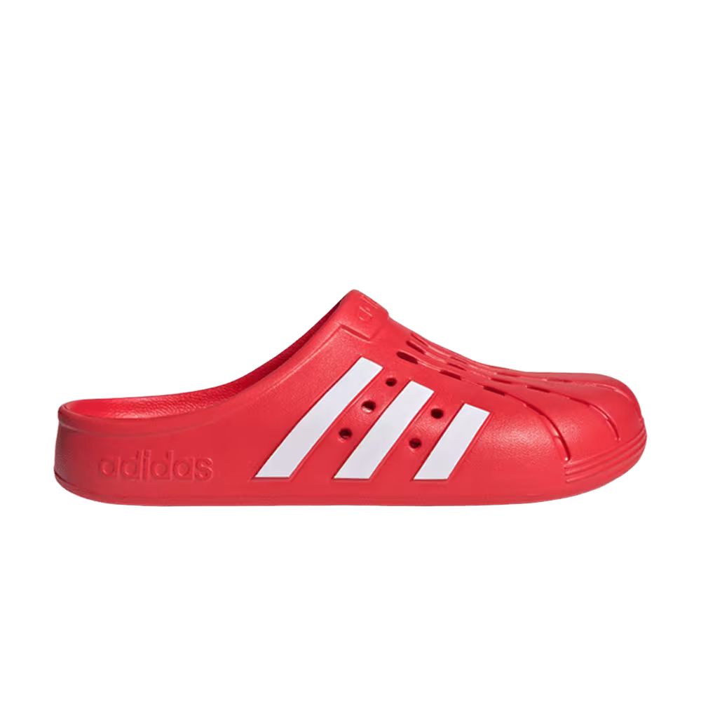 adidas Adilette Clogs Vivid Red