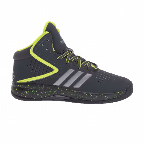 Adidas Cross 'Em Up J 'Black Semi Solar Yellow'