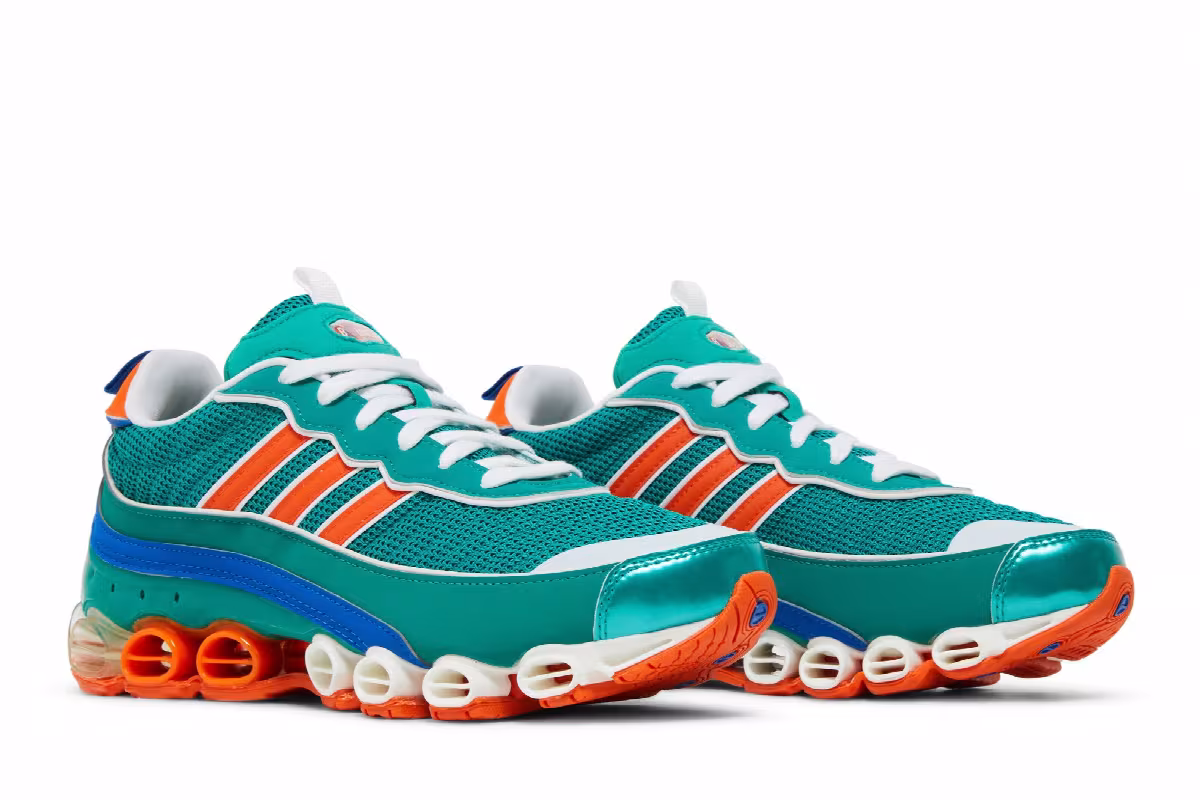 Adidas Microbounce T1 Glory Green Orange, view 9