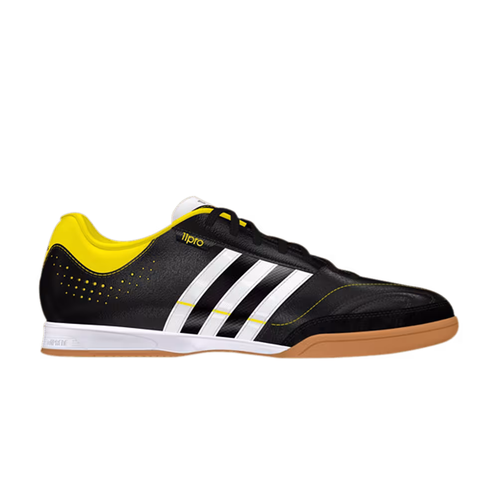Adidas 11Nova IN Black Vivid Yellow