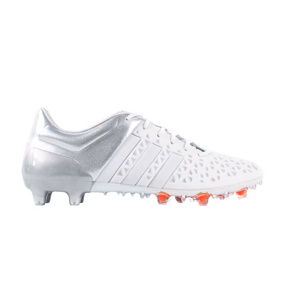Adidas Ace 15.1 FG AG White Silver Metallic