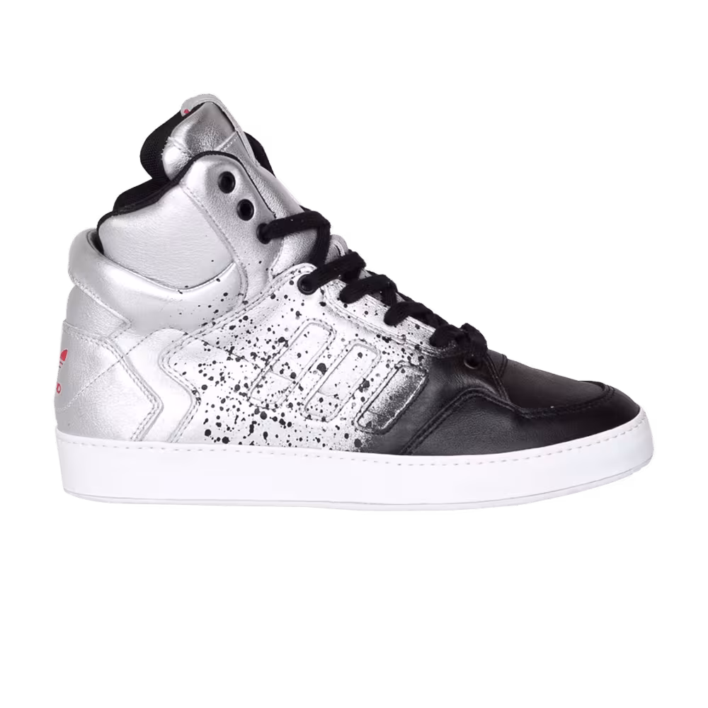 Adidas Women's Bankshot 2.0 Silver Metallic Black