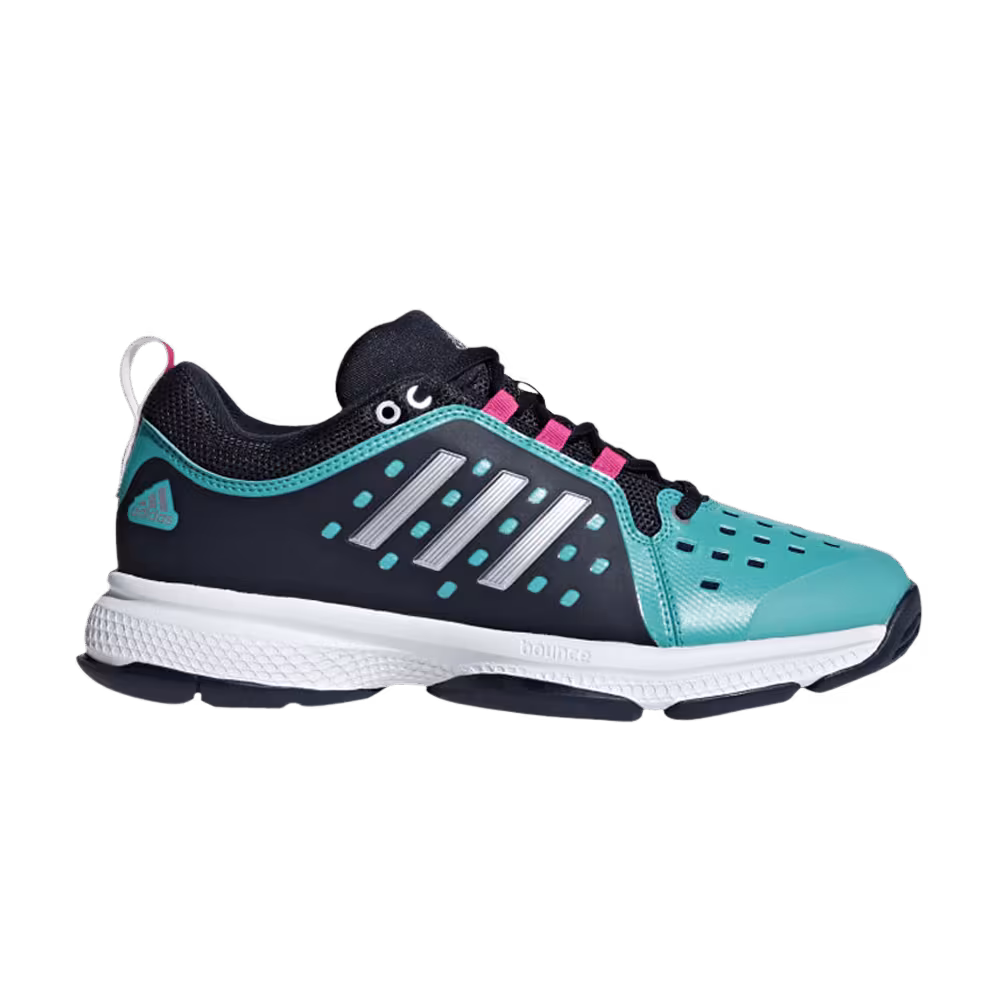 Adidas Women's Barricade Classic Bounce Aqua Ink