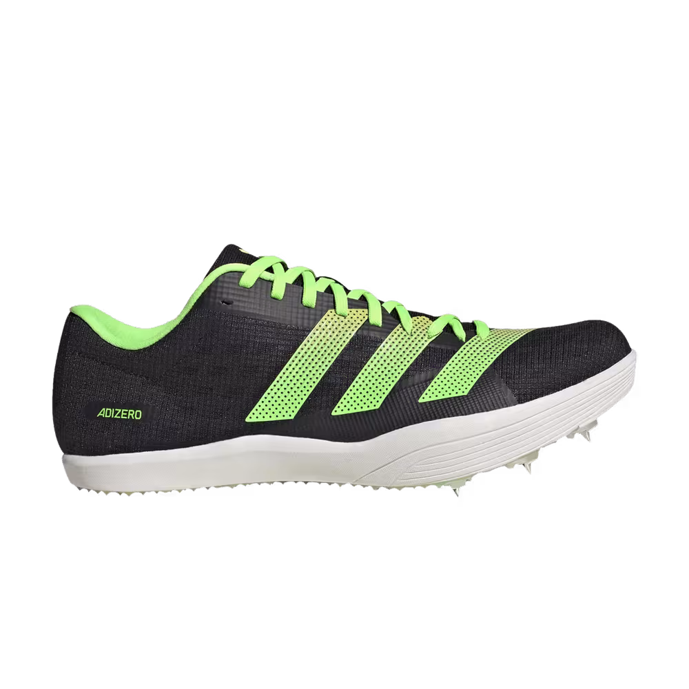 Adidas Adizero Long Jump Black Solar Green