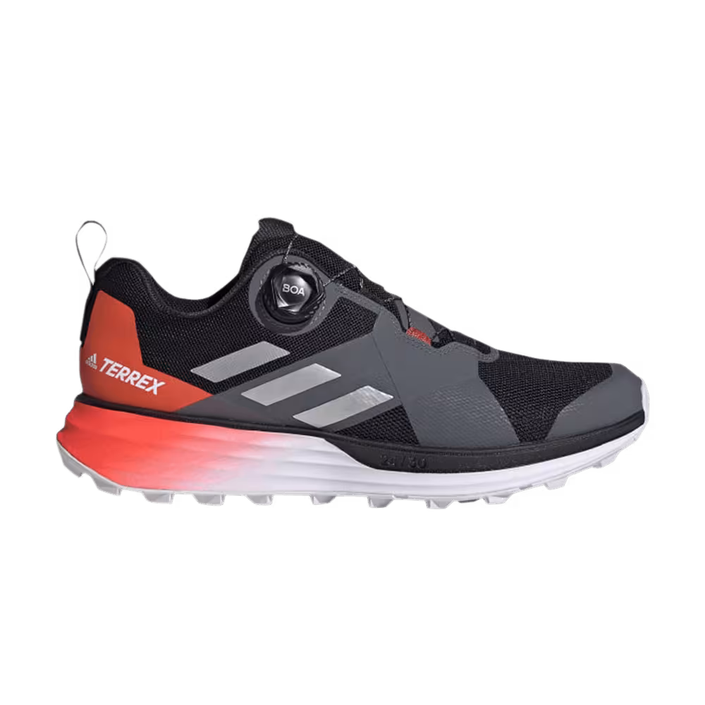 Adidas Terrex Two Boa Black Solar Red