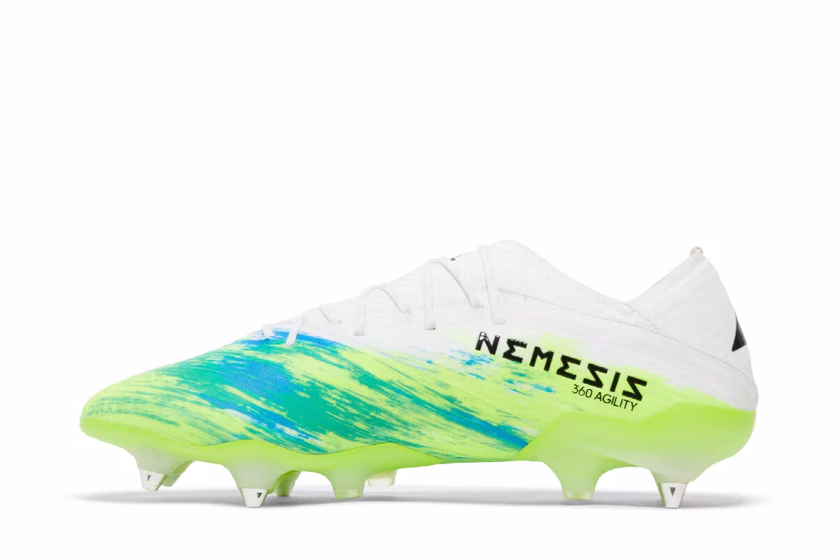 Adidas Nemeziz 19.1 SG Tension Tape - Signal Green, view 4