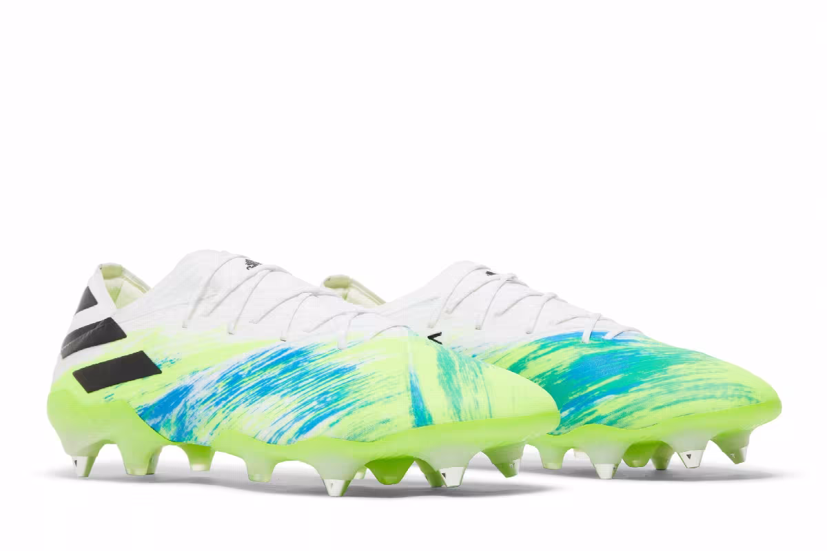 Adidas Nemeziz 19.1 SG Tension Tape - Signal Green, view 9