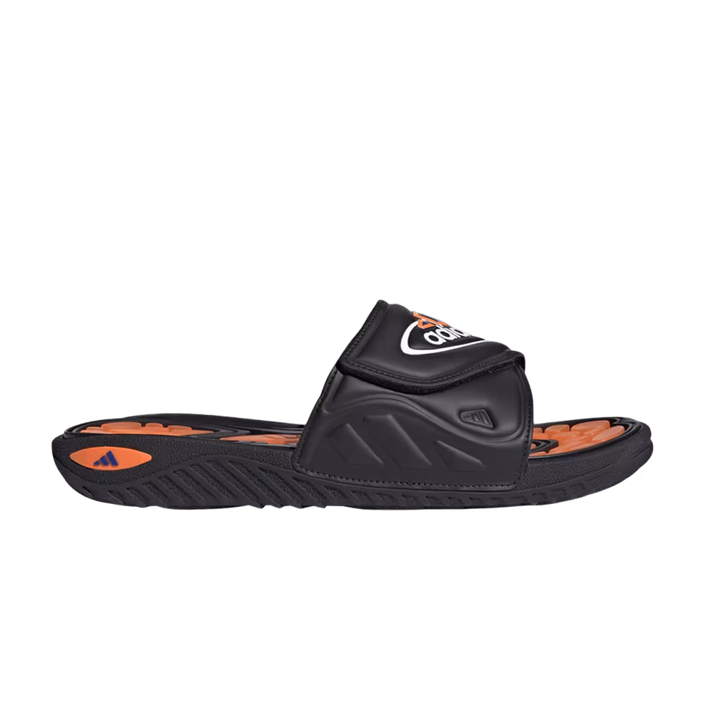Adidas Women's Reptossage Slide Black Team Solar Orange