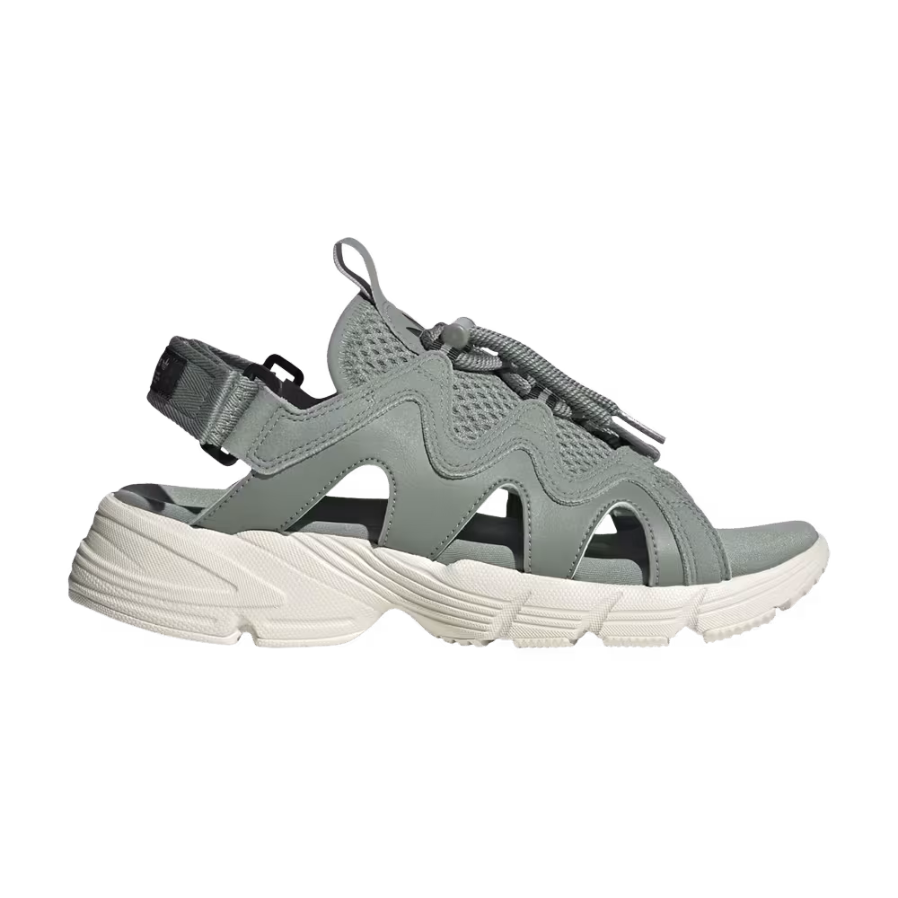 Adidas Women's Astir Sandal Silver Green