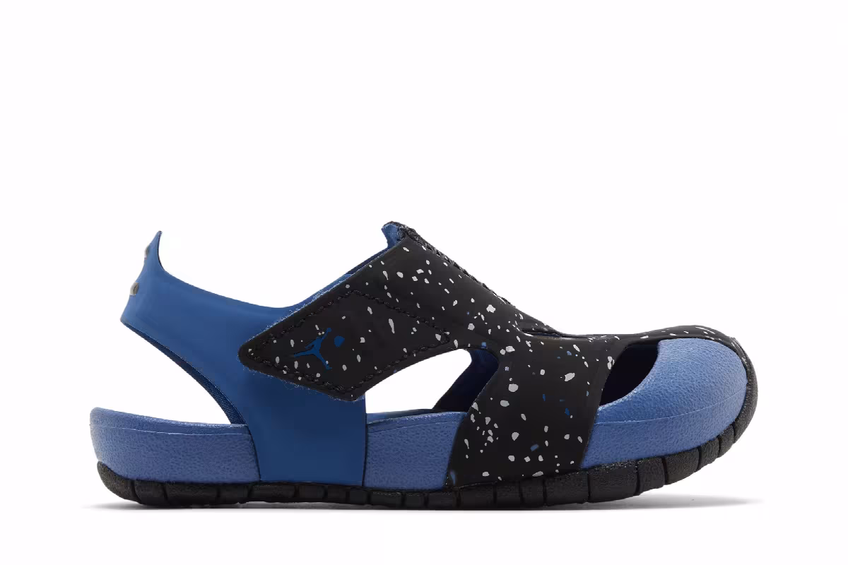 Air Jordan Flare TD Dark Marina Blue Speckled, view 2