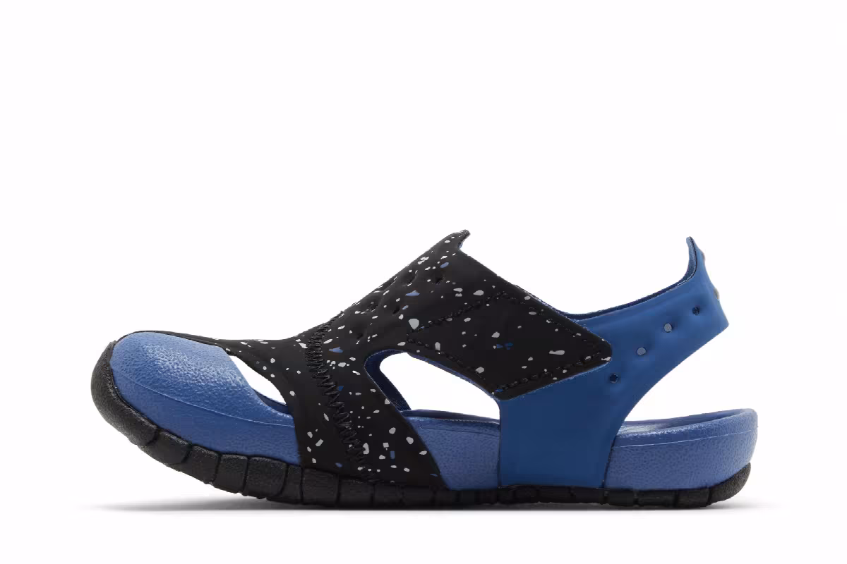 Air Jordan Flare TD Dark Marina Blue Speckled, view 4