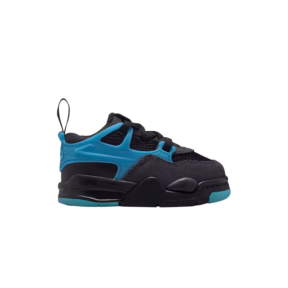 Air Jordan 4 RM Toddler Black/Anthracite/Gamma Blue