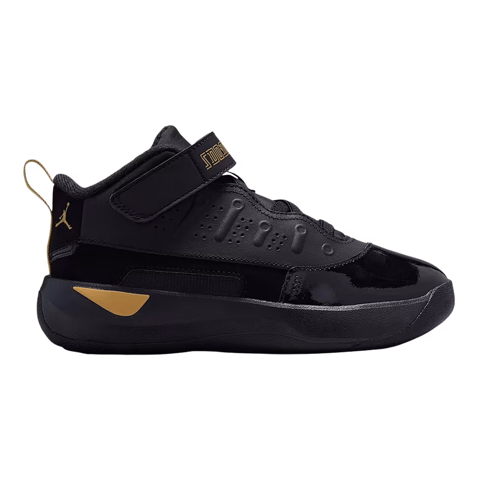 Air Jordan Max Aura 7 PS Black/Black/Metallic Gold