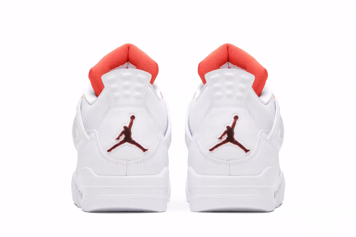 Air Jordan 4 GS Orange Metallic, view 7