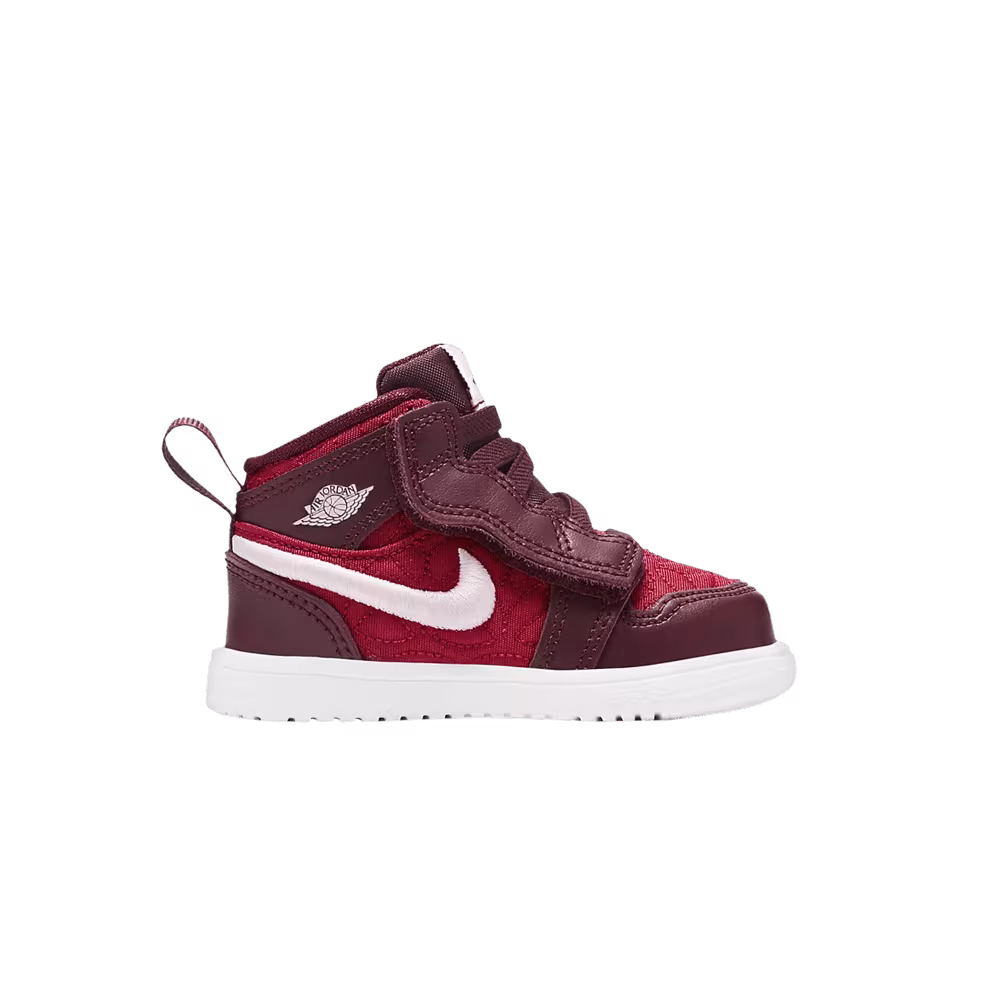 Air Jordan 1 Mid SE TD Red Quilted