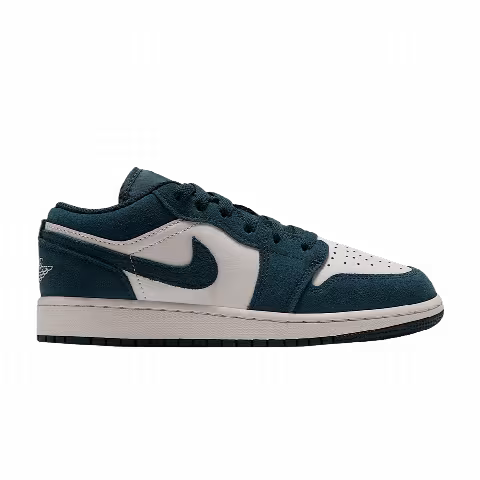 Air Jordan 1 Low GS 'Midnight Spruce Pale Ivory Light Orewood Brown'
