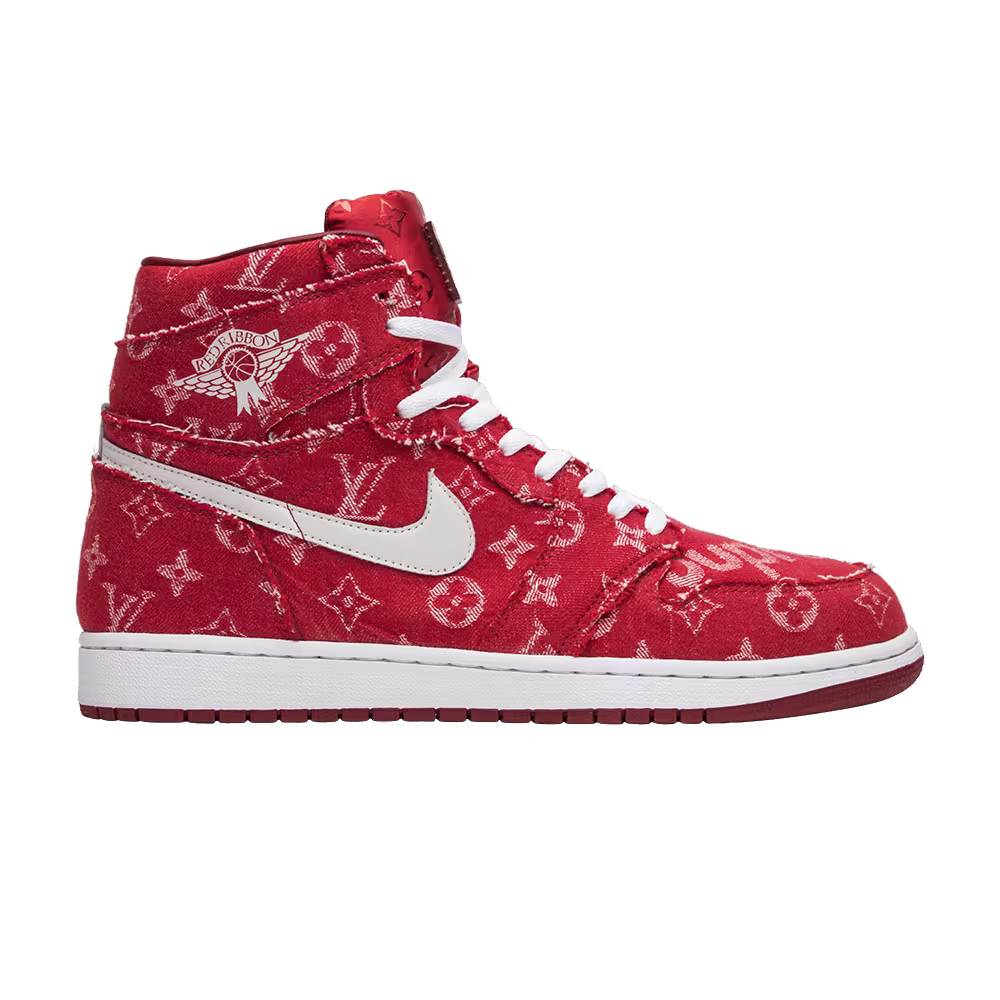 Red Ribbon Recon x Air Jordan 1 High Supreme & Louis Vuitton
