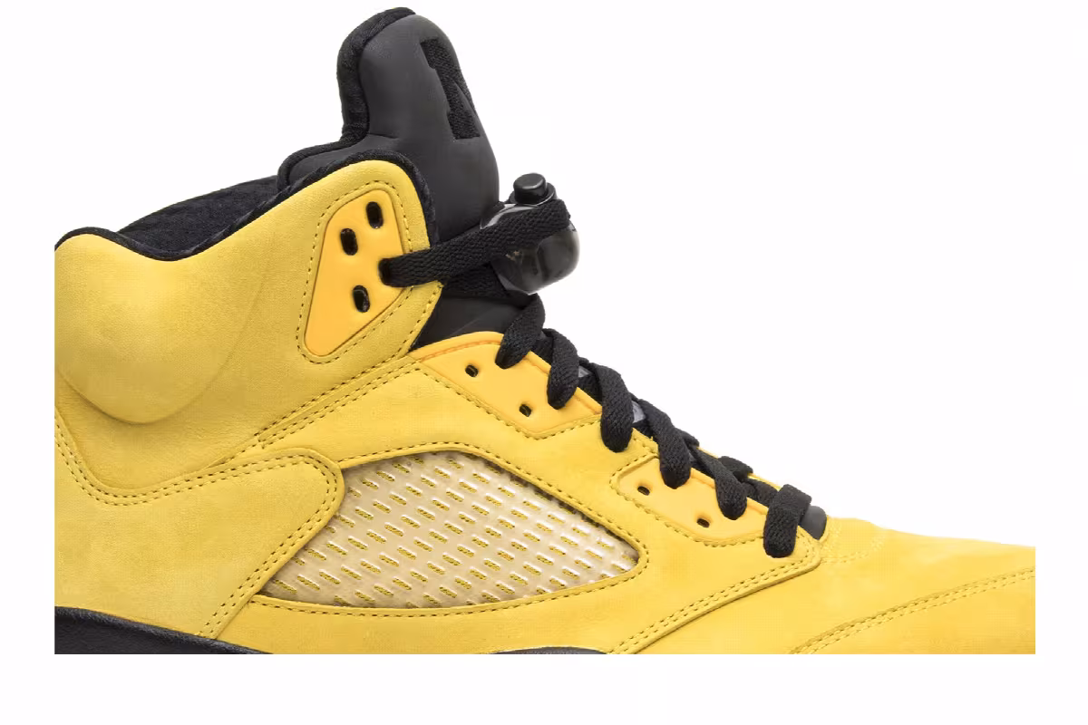 Air Jordan 5 Michigan, Michigan Wolverines, University of Michigan, UofM, view 3