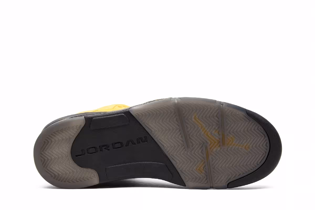 Air Jordan 5 Michigan, Michigan Wolverines, University of Michigan, UofM, view 5
