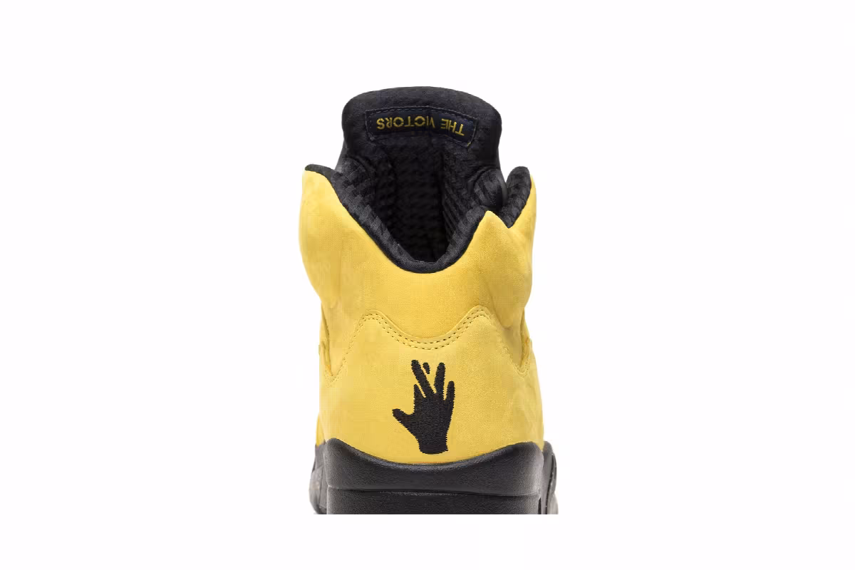 Air Jordan 5 Michigan, Michigan Wolverines, University of Michigan, UofM, view 8