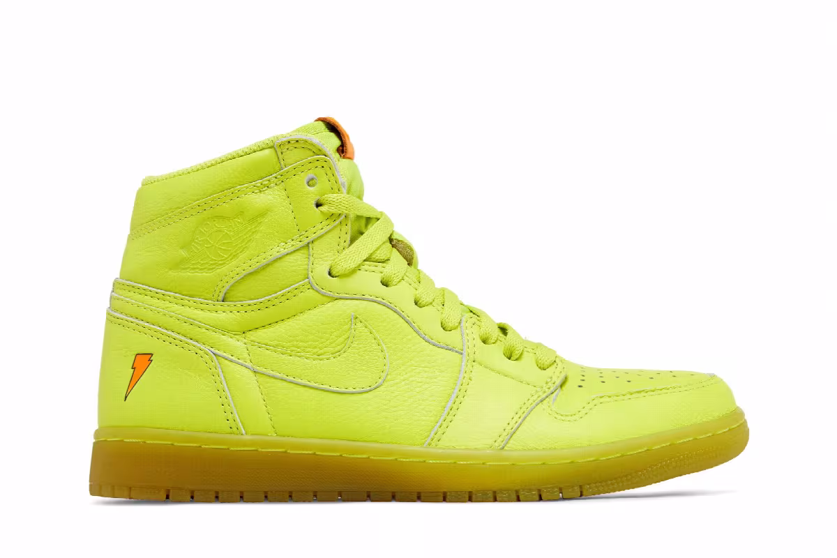 Air Jordan 1 High OG G8RD Gatorade Pack, Lime, view 2