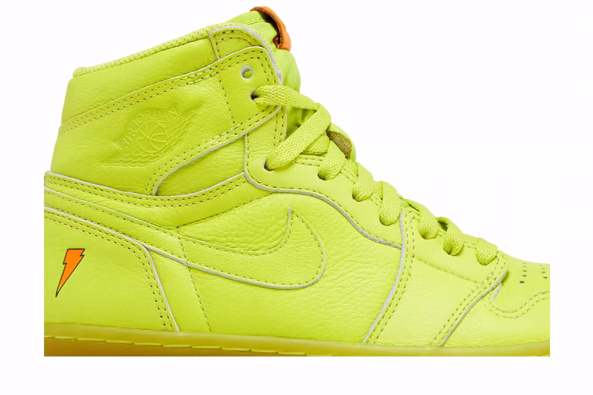Air Jordan 1 High OG G8RD Gatorade Pack, Lime, view 3